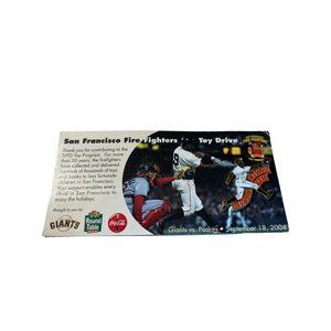 Marquis Grisson Pin & Card San Francisco Giants vs Padres Sept 18, 2004